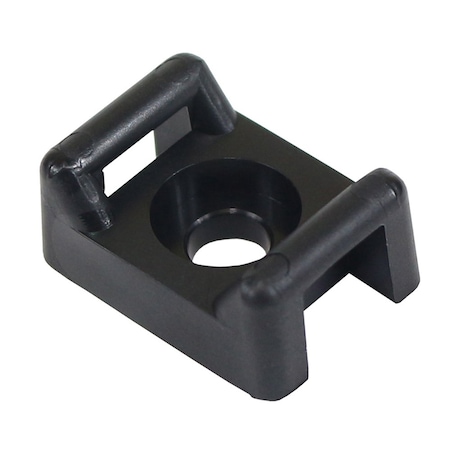 Pacer Group Pacer Screw Down Cable Tie Mount - No 10 Screw Mount Method - Black - 100 Pack CTM3S10BK-100